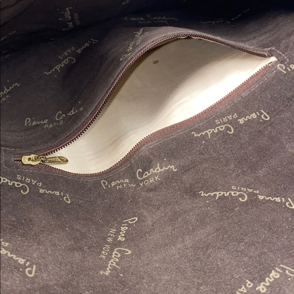 Pierre Cardin Large Ostrich Envelope Clutch Bag
